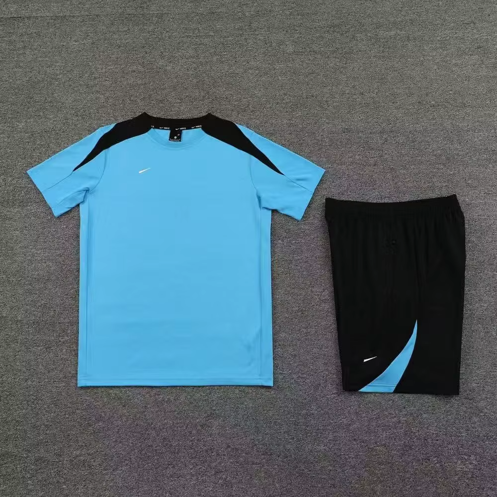 Sky Blue and Black