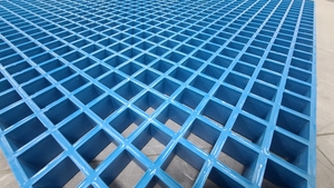 市政绿化用各种规格40*38耐用玻璃纤维绝缘平台玻璃钢格栅 - Product Image 4