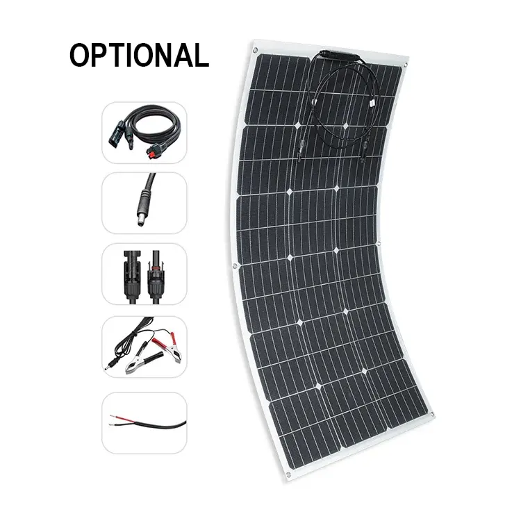 OEM ODM portatile piccolo 24v 40w 200w 18v 250w 36v pv pannello solare flessibile pannello prezzo