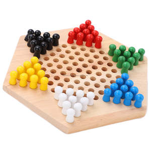 木製戦略ゲーム-色付きボール付きボウリングデスクおもちゃマスターコードホームパターン製カード素材用スーパーブレインパズル - Product Image 1