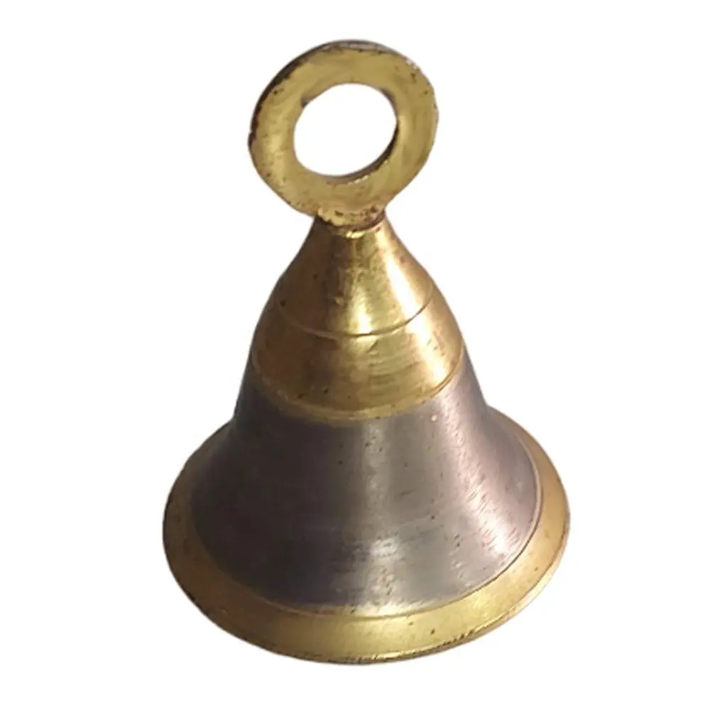 Campane in ottone piccole molte forme, campana nautica, campana della nave, campana di chiamata, campana da tavolo, campana da ufficio, campana da scuola, maniglia in legno