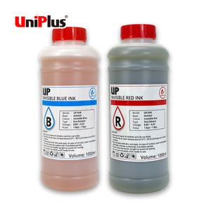 Uniplus TIJ2.5溶剤ベースのインビジブルブルーインク、インビジブルレッドインク1000ml - Product Image 1