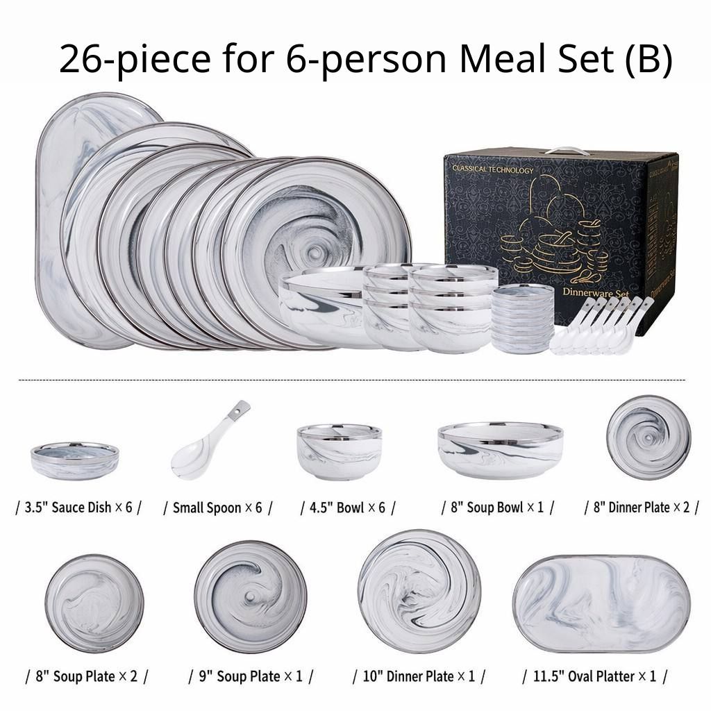 26-piece for 6-person Meal Set (B)