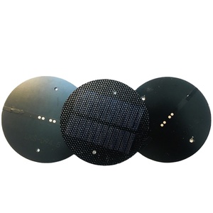 Özel yapılmış çapı 94.5mm 6V küçük mini boy güneş hücreleri yuvarlak üçgen kare PET ETFE GÜNEŞ PANELI IOT ve <span class=keywords><strong>LED</strong></span> ışık
