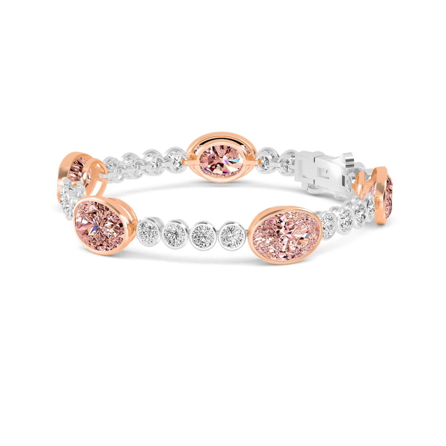 Or rose et blanc