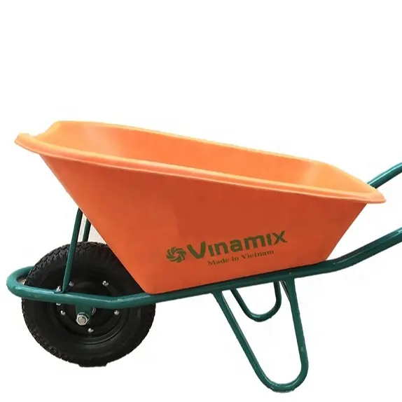 10 YEAR WARRANTY ROTATION PLASTIC WHEELBARROW MULTI PURPOSES HEAVY DUTY 130L GALVANIZED PHNEUMATIC TIRE WHEEL BARROW