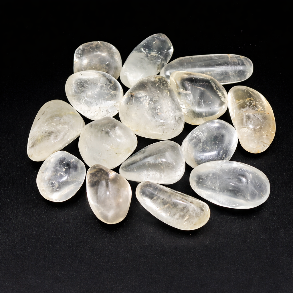Tumblers en quartz clair