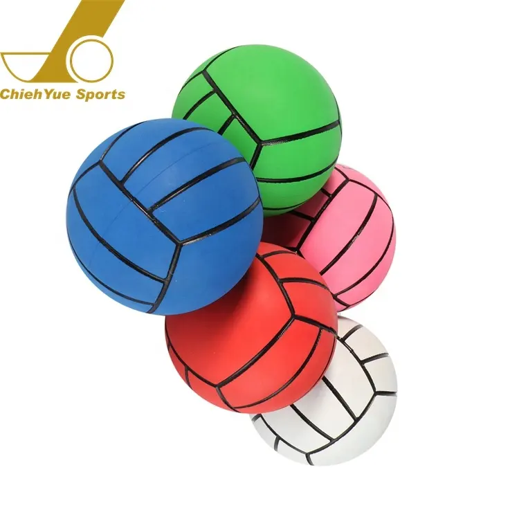 Promoción Mini pelota hinchable de voleibol de goma personalizada