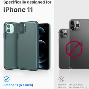 LISEN koruyucu henüz Ultra ince iPhone 11 için kılıf sert plastik PC kapak gelişmiş damla koruma çizilmeye dayanıklı kavrama telefon kabuk - Product Image 3