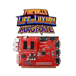 Yangın topu lol MAGANTE 2 in 1 video oyunu kurulu için oyun salonu oyun makinesi yangın bağlantı maquina tragagadas WMS550 POG fabrika