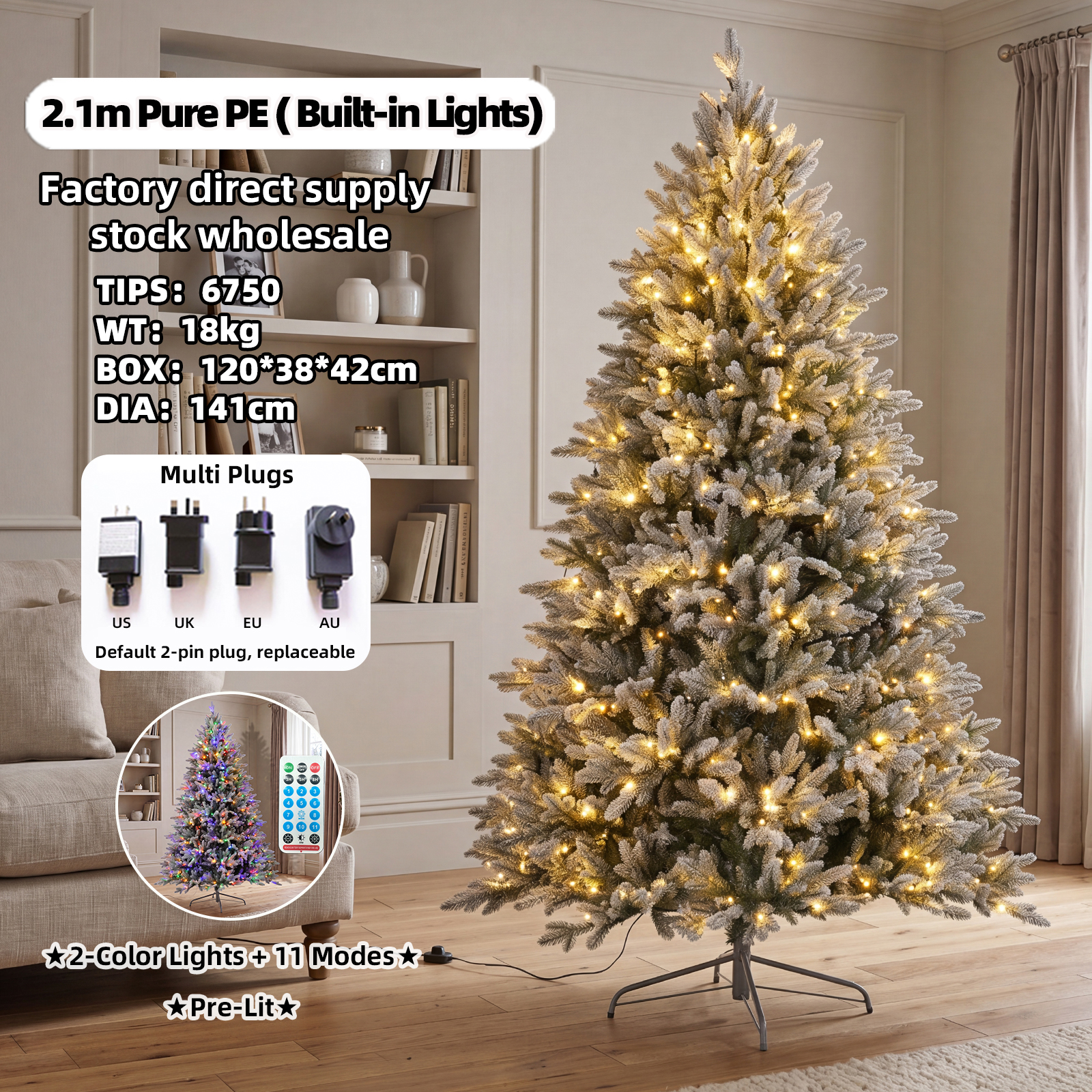 7FT(6750T)with 2color light