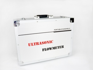 Medidor de agua de dos canales Medidor de flujo ultrasónico portátil de alta frecuencia de bajo costo Medidor de flujo ultrasónico pulsante portátil de mano - Product Image 5