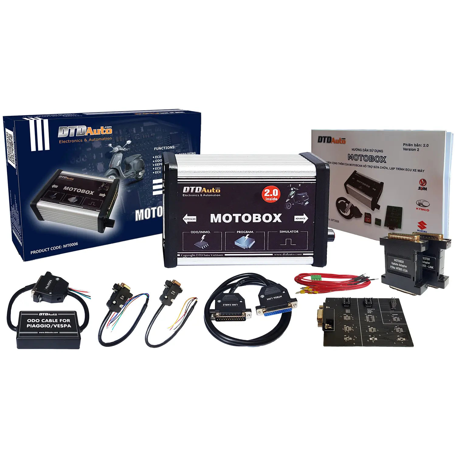 Un accessoire MOTOBOX ECU TUNER FONCTION (RECHARGE DU LOGICIEL, TUNING A/F, OFF SMART KEY FOR ECM) AMÉLIORER LE FIRMWARE ECU