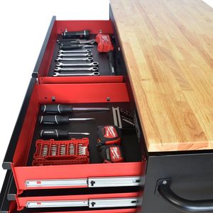 批发10抽屉滚动车间手推车可定制OEM储物柜工具套装耐用小型机械储物箱 - Product Image 5