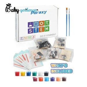教育科学实验DIY木制车辆模型，带绘画套件Z03185A - Product Image 3