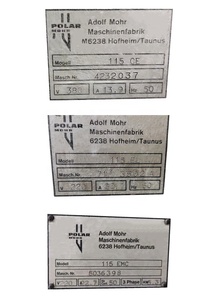 3a computarized kontrol medida giyotin sistemi polar kesici kullanılan polar-115-kağıt kesici makinesi - Product Image 6