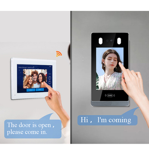 Ship Fast 8 Inch Tuya <strong>Wifi</strong> Wired Intercom Systems for Apartment Building Face Recognition Door Unlock Access Control System - Product Image 6