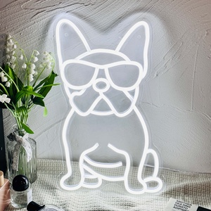 Modelli unici per animali domestici-disegni per cani che abbaia-decorazione perfetta della stanza personalizzata-segni al Neon-luce notturna per le stanze dei bambini, feste a tema
