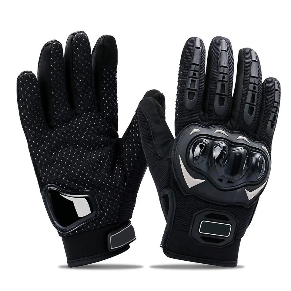 Großhandel Renn handschuhe Motorrad handschuhe Lang finger Polyester Offroad Reit handschuhe benutzer definierte Logo Design Schieß training