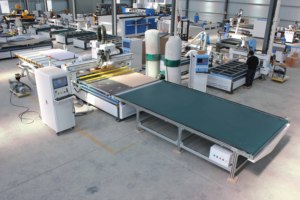 2130 ATC Router CNC with <strong>Loading</strong> <strong>and</strong> <strong>Unloading</strong> <strong>Platform</strong> Nesting CNC Machine with Auto Labeling CNC Wood Router M-shine - Product Image 2