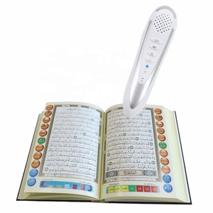 Penna da lettura senza fili per Corano trasparente in arabica Audio guida Tajweed regalo perfetto per Ramadan/Eid reso resistente di plastica facile controllo tattile