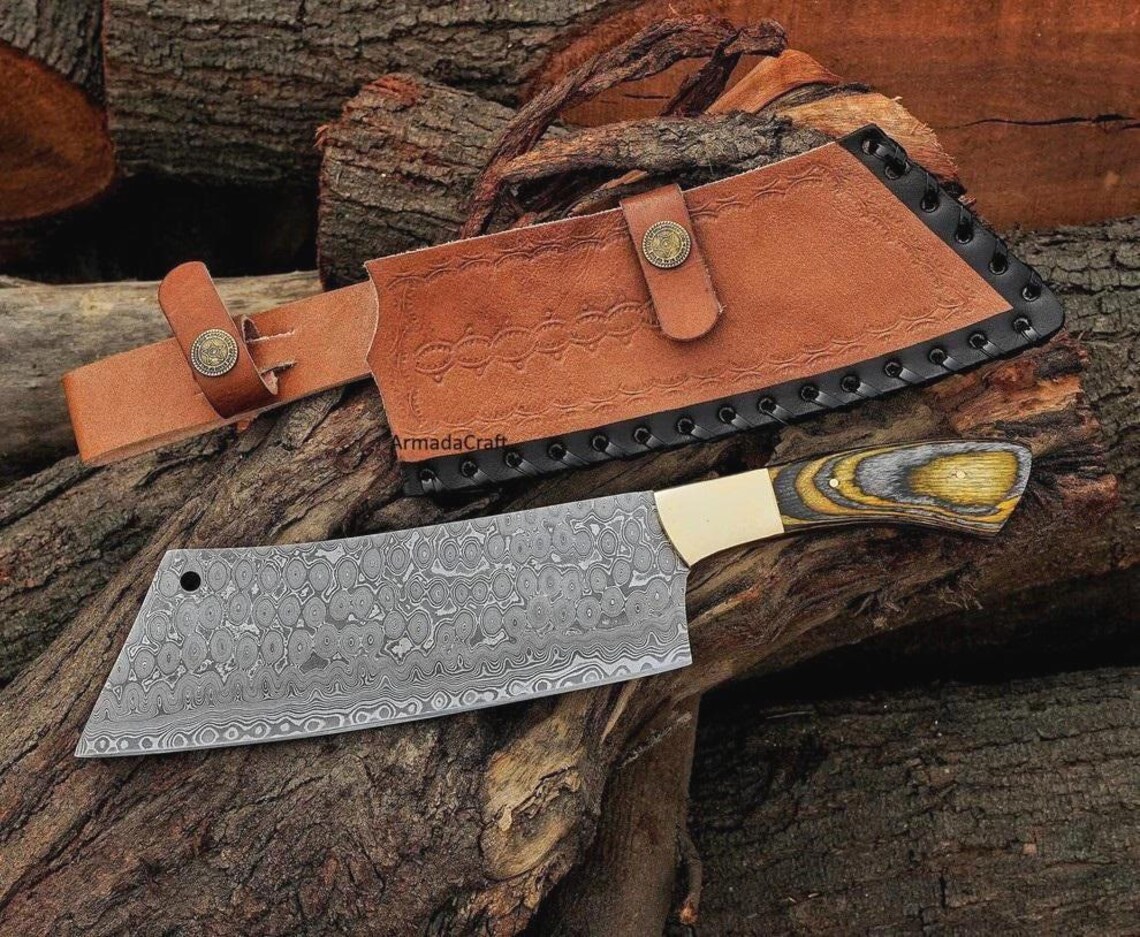 Damascus Steel & Pakka Wood