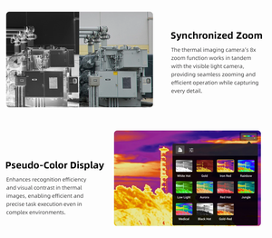 Nhiệt hình ảnh UAV fimi x8t 20km Long Range 4k Dual camera <span class=keywords><strong>Drone</strong></span> với ai tránh chướng ngại vật và GPS cho trên không khảo sát - Product Image 3