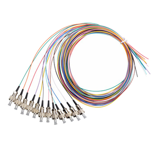 12 Core SC LC FC ST Fibra óptica Pigtail Codificado por color Cable de empalme Uso del panel de conexión - Product Image 5