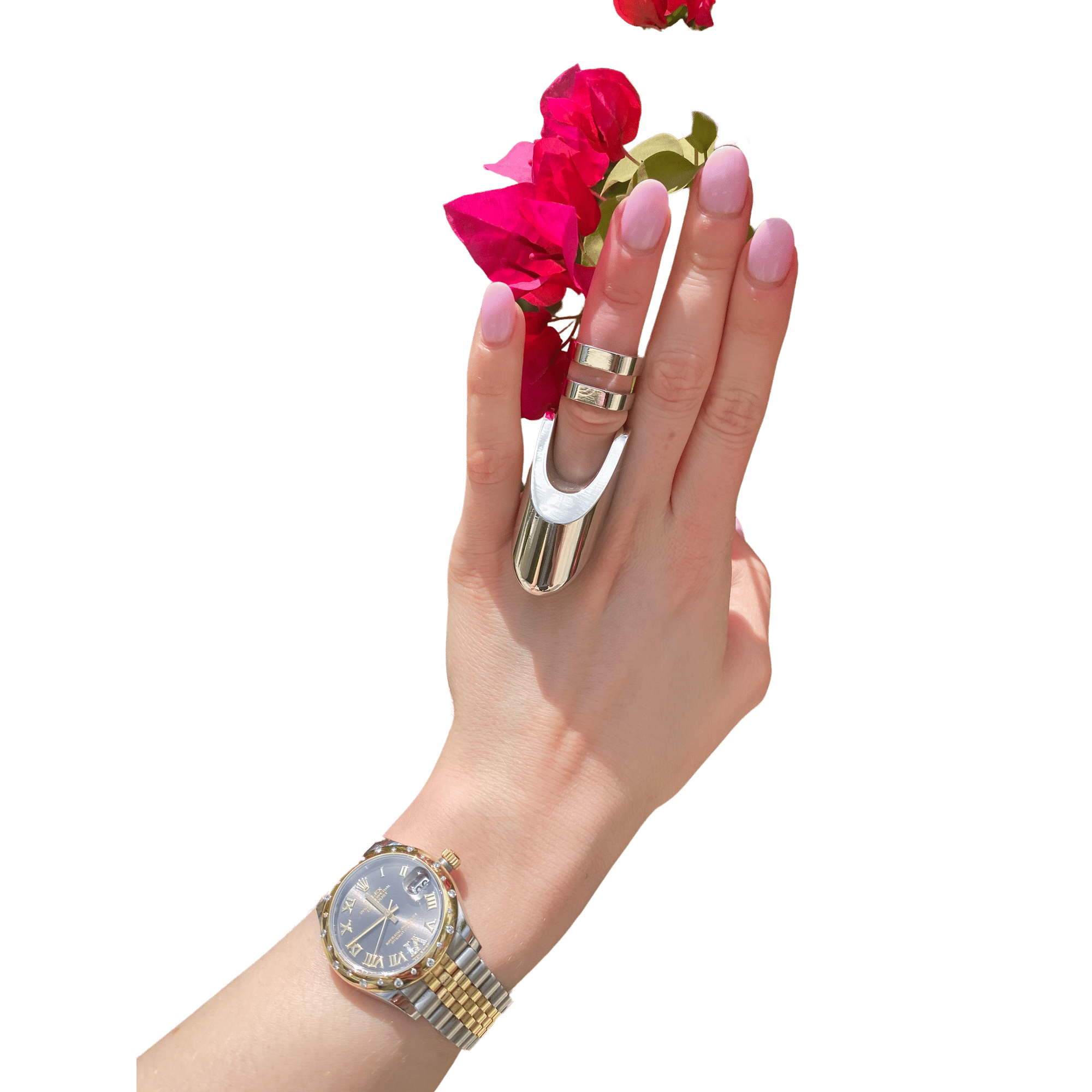 Couleur argent brillant
