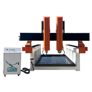 28% каменная машина вертикальная 4-осевая CNC резьба по камню с вертикальным поворотным механизмом для изготовления 3D скульптурных статуй - Product Image 1