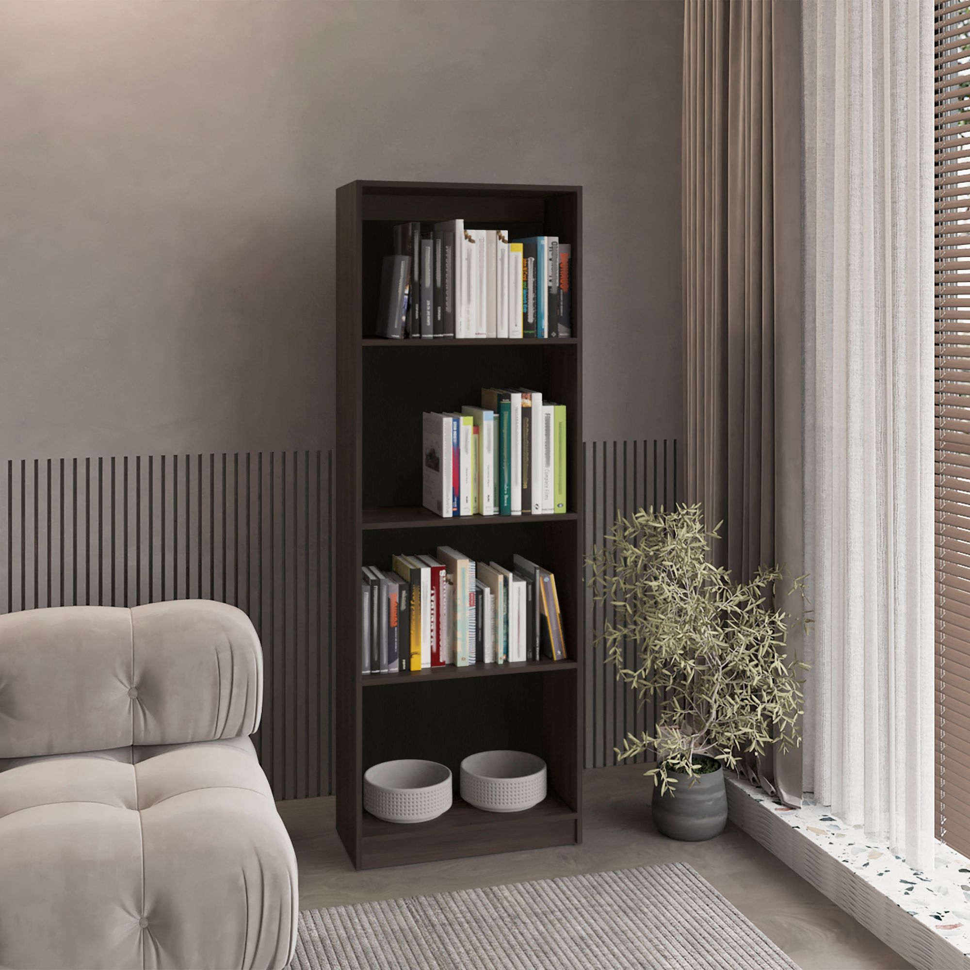 Dark Walnut / Black Wengue Color