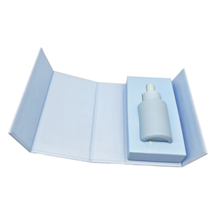 Uçucu yağ saç damlalık düz şekil 10ml 20ml 30ml 50ml 60ml 100ml boş cam kozmetik şişeleri kutu ile - Product Image 2