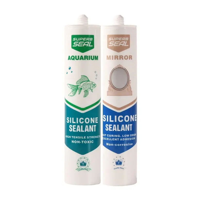 Waterproof silicone sealant clear, translucent, transparent