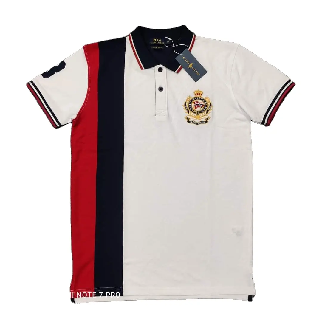 Polo réfléchissant 100% coton pour homme, vente en gros, provenant du Bangladesh