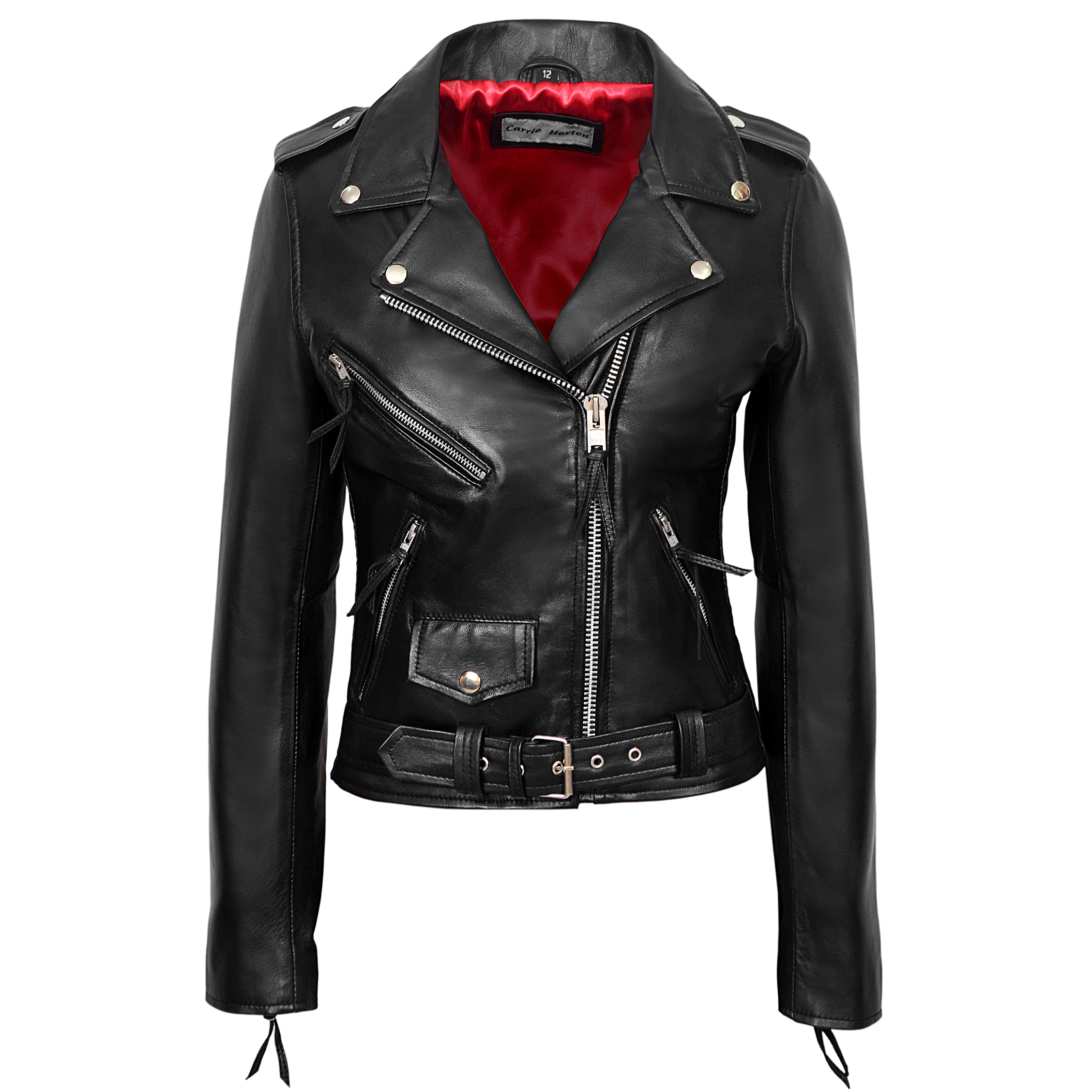 Black with Red Lining