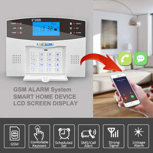 M2B APP Teclado Pantalla Intercomunicador Con cable e inalámbrico Alarma de seguridad antirrobo para el hogar 433MHz Sistema de alarma inalámbrico GSM - Product Image 6