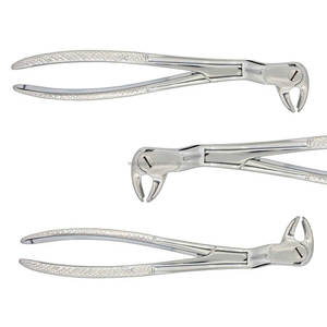 Pinza per estrazione dentale modello americano Routurier molari inferiori wisdom sinistra #22 12 L pinza per estrazione modello inglese - Product Image 1