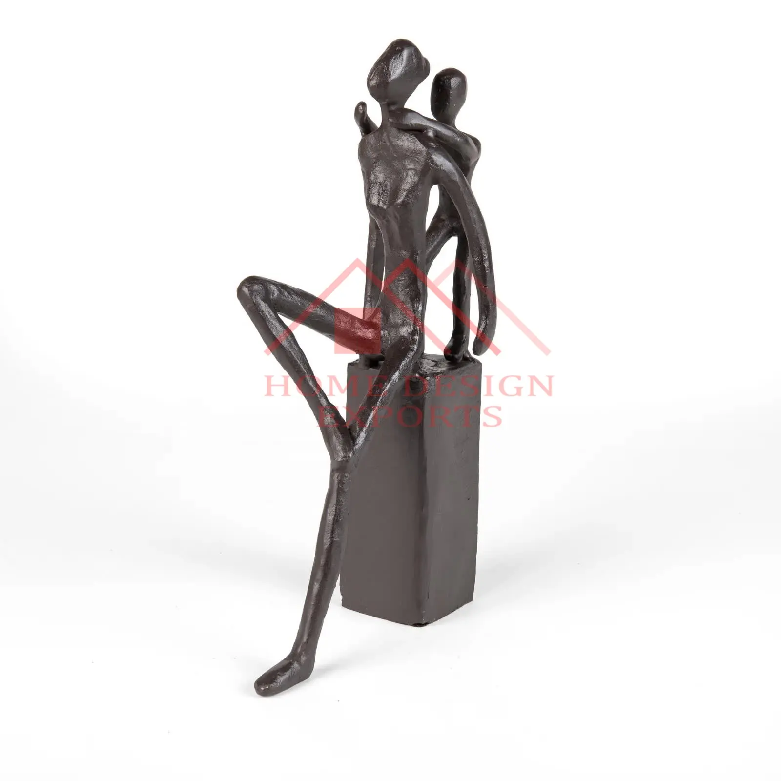 Figurine de Table pour mère et enfant, Sculpture de Table pour dessus de Table/vente en gros, bas prix, Figurine humaine en métal, Sculpture moderne pour bureau