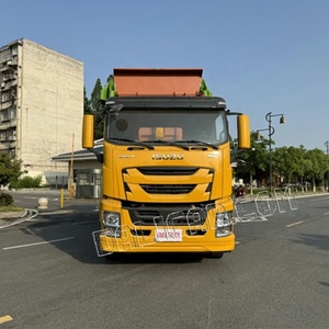 1suzu Giga 6x4 móc nâng xe tải thu gom rác 20-25cbm Công suất lăn ra khỏi xe tải rác với thùng móc - Product Image 2