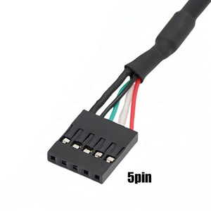 カスタムマザーボード2.54Mmヘッダー5ピンUsb Type-C Usb-C女性インターフェースパネルマウントソケットアダプター延長ケーブル