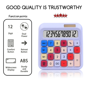 Cute High Keyboard Electronic Calculator for College Students Office Use Financial <strong>Accounting</strong> Friendly Stylish Promotional <strong>Tool</strong> - Product Image 2