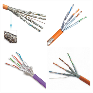 Outdoor Cat7 Sftp High Speed Network Cables 0.585mm Copper Al-aluminum Braiding Cat7 for <strong>Networking</strong> Connection Pass Test 100m - Product Image 5