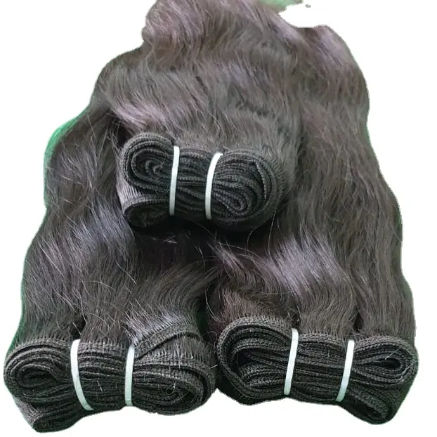 Usine indienne de produits capillaires 100% humain coudre dans des extensions de cheveux humains indiens vierges Remy à bas prix