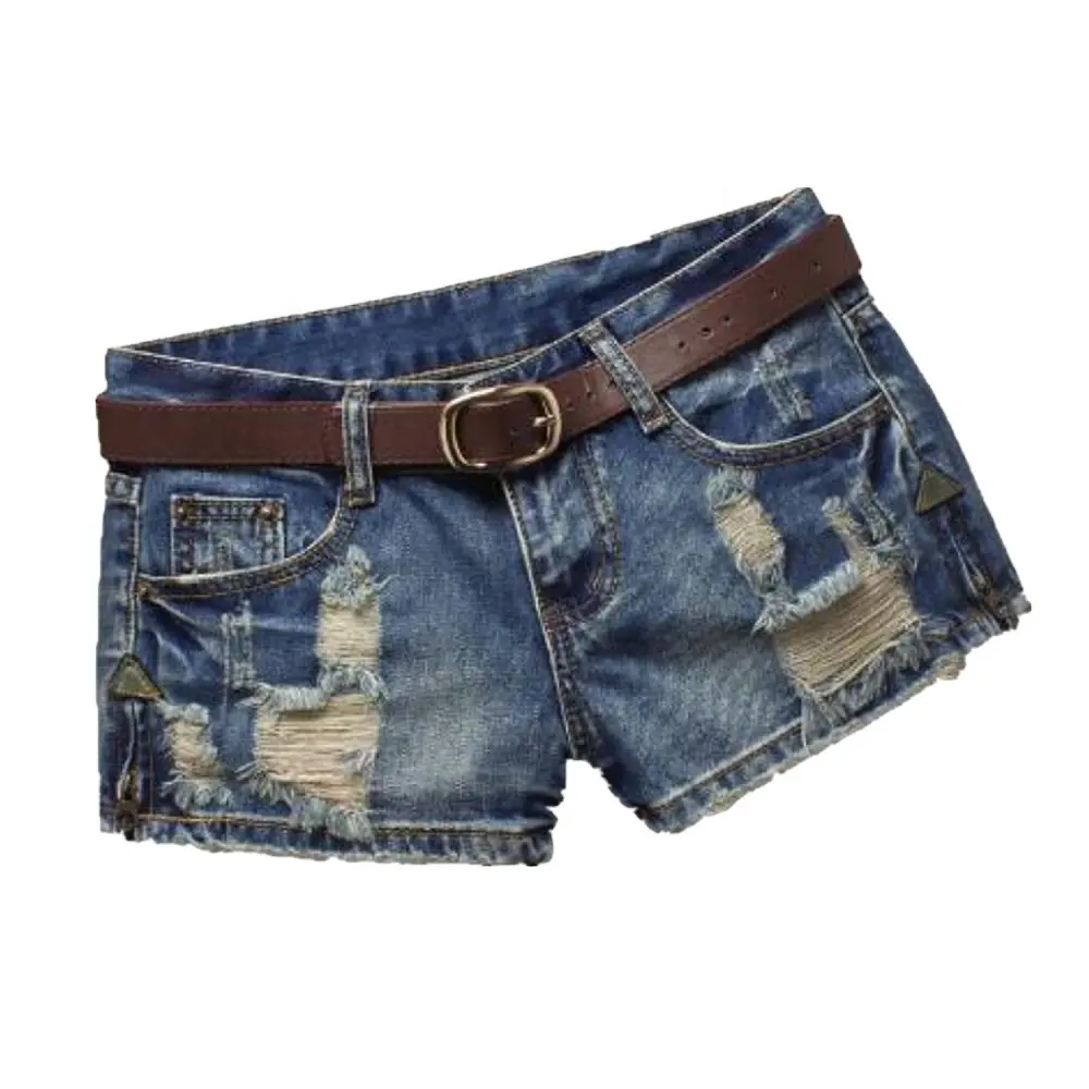 Недорогие свободные короткие джинсовые брюки коллекция 2018