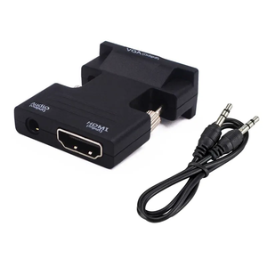 HDTV至<span class=keywords><strong>VGA</strong></span>公转换器适配器，带3.5毫米音频1080P HDTV至<span class=keywords><strong>vga</strong></span>转换器适配器，适用于笔记本电脑PS3