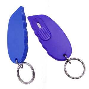 Pocket Mini <strong>Cutter</strong> <strong>Key</strong> Chain <strong>Key</strong> Holder, Retractable Safety <strong>Cutter</strong> Keychain - Product Image 3