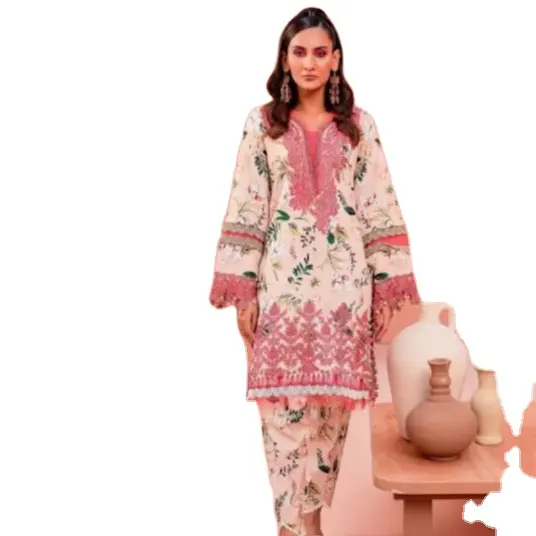 Meilleures ventes de vêtements d'été pour femmes en coton salwar kameez