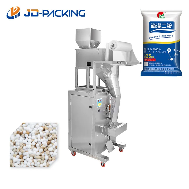 Máquina de envasado de alimentos de grano vertical multifunción, máquina de embalaje de granos de azúcar, granos de azúcar