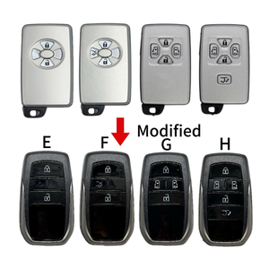 ปลอกกุญแจรถรีโมทอัจฉริยะสำหรับ Toyota พร้อมใบมีดปุ่มกด2/3/4/5 - Product Image 2
