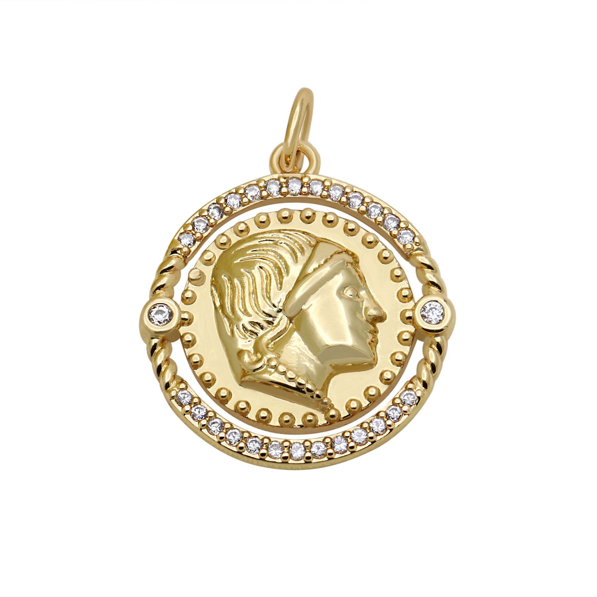 King Ruler Dainty Charm Pendant